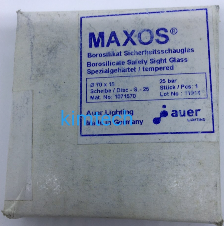 กระจกทนความร้อน Maxos Disc Sight Glass