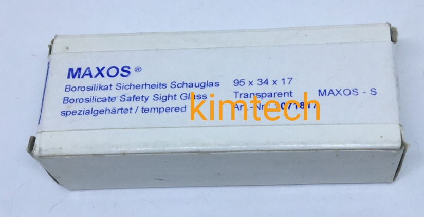 กระจกทนความร้อนแบบหน้าเรียบ maxos transparent sight glass