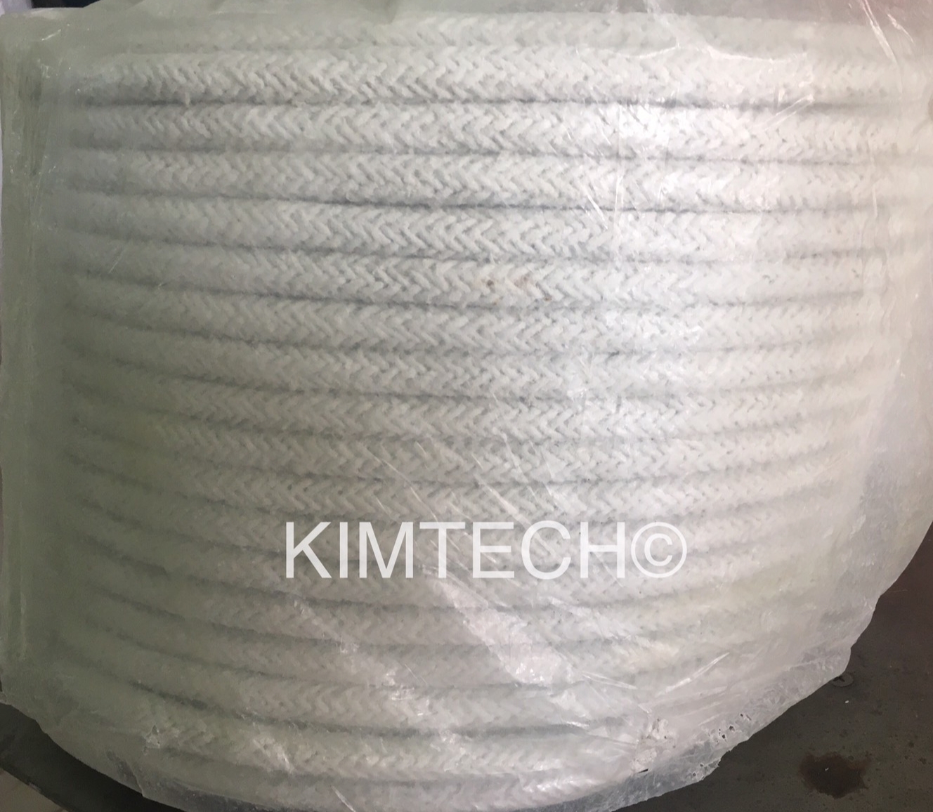 เชือกใยหินถักกลม asbestos round braided rope